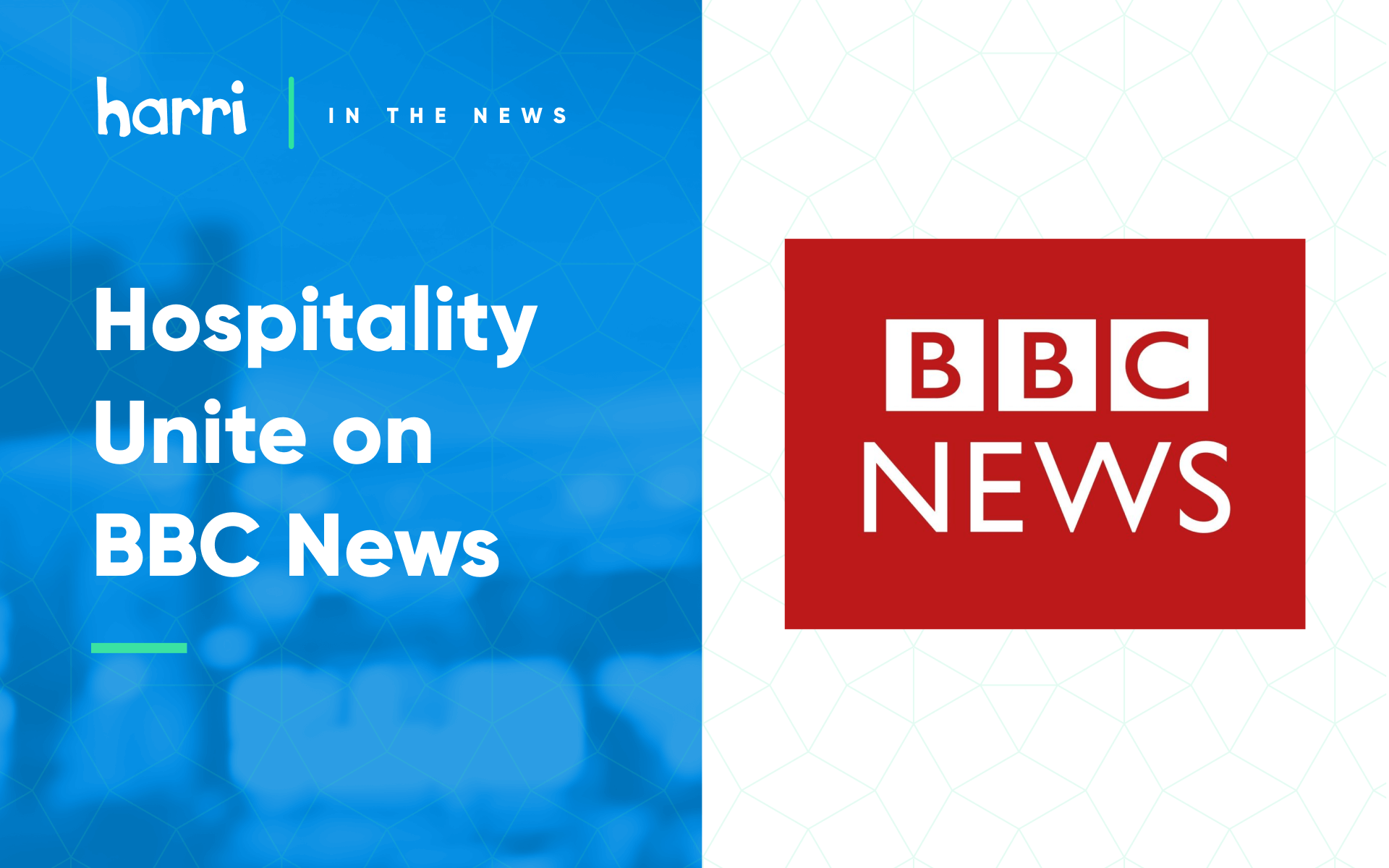 Hospitality Unite on BBC news