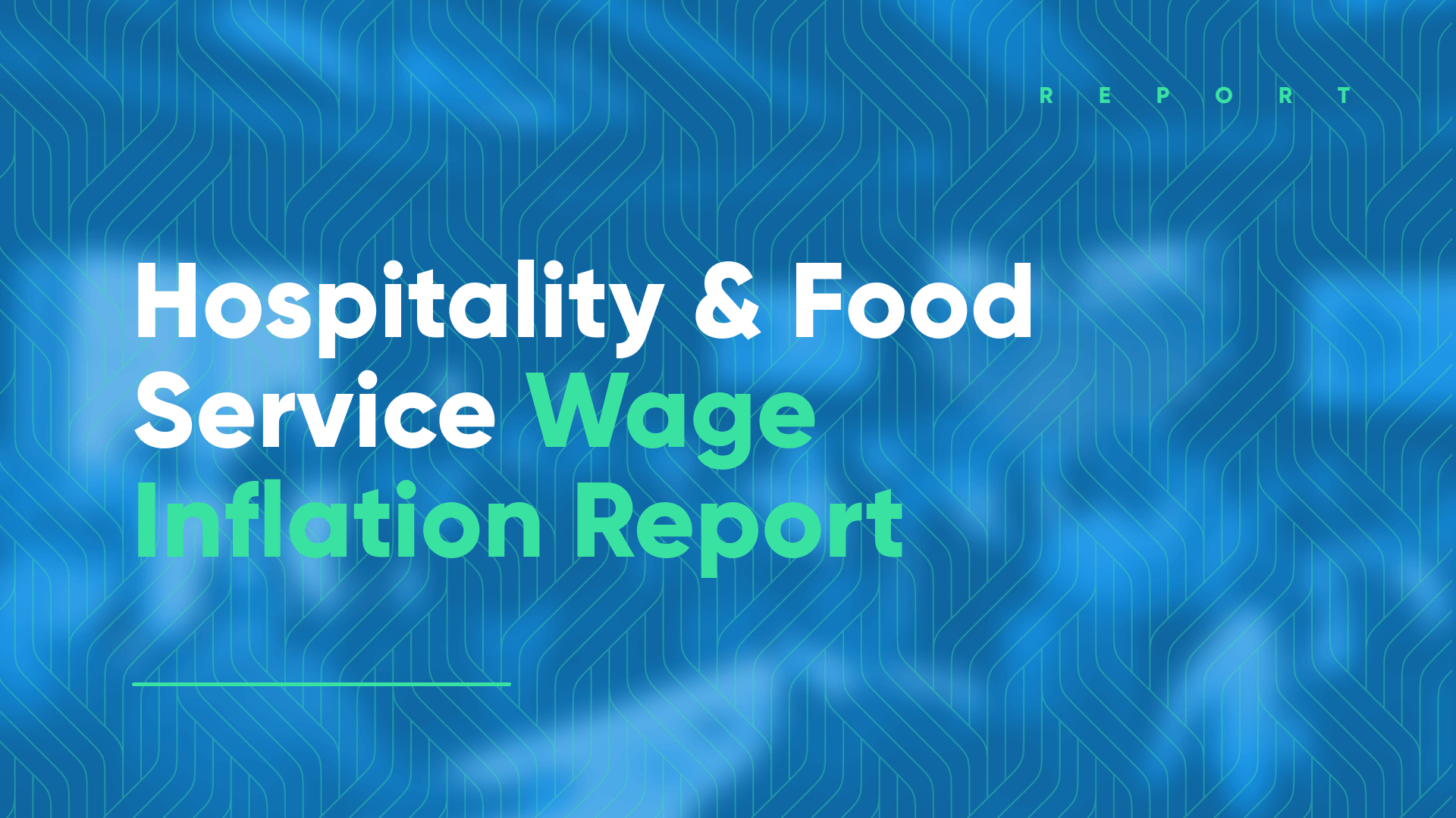 Wage Inflation data report for hospitality