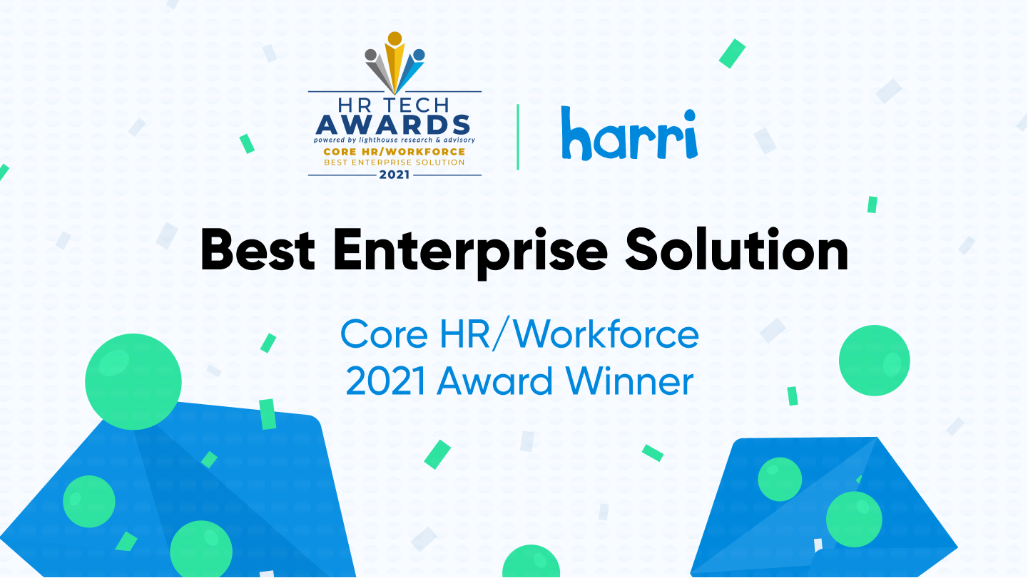 Harri Named a 2021 HR Technology Award Winner as the Best Enterprise Solution for HR/Workforce