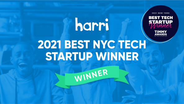 harri nyc timmy awards winner 2021 best tech startup